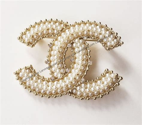 chanel small brooch crystal|chanel jacket brooch.